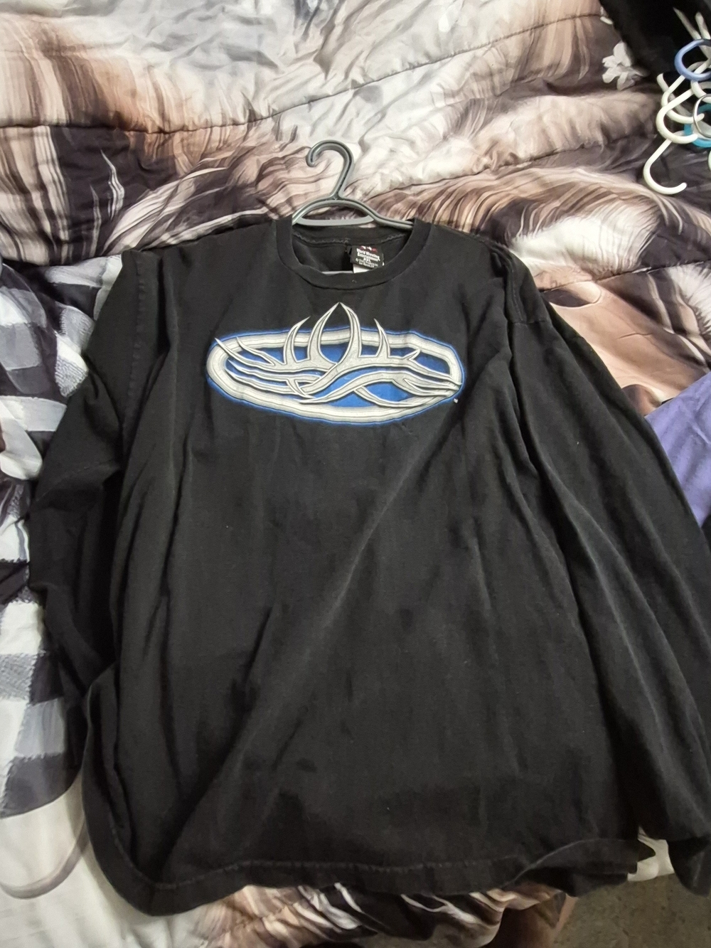 Vintage WWE WrestleMania XX Goldberg Tribal XL Black 2003 Long Sleeve USA Made
